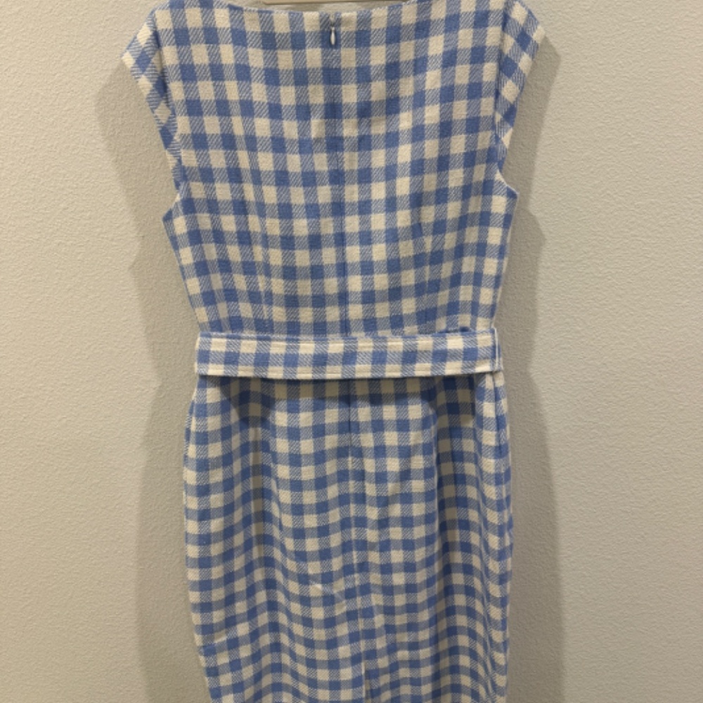 NWT Ann Taylor Dress - Size 10 - Blue and White - Picture 2 of 4